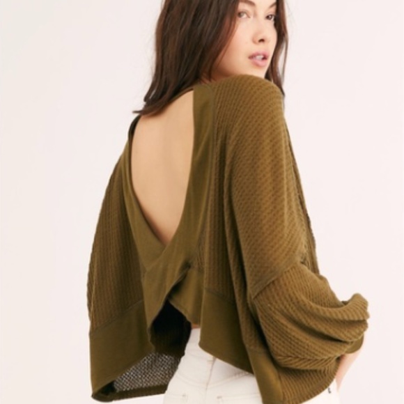 NWT - We the Free Love Me Thermal Olive XS - Picture 12 of 12